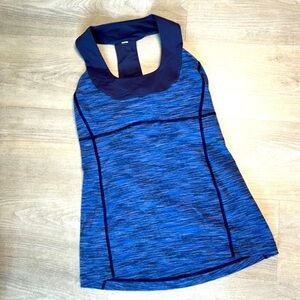 Lululemon Scoop Neck Tank, Blue, size 6